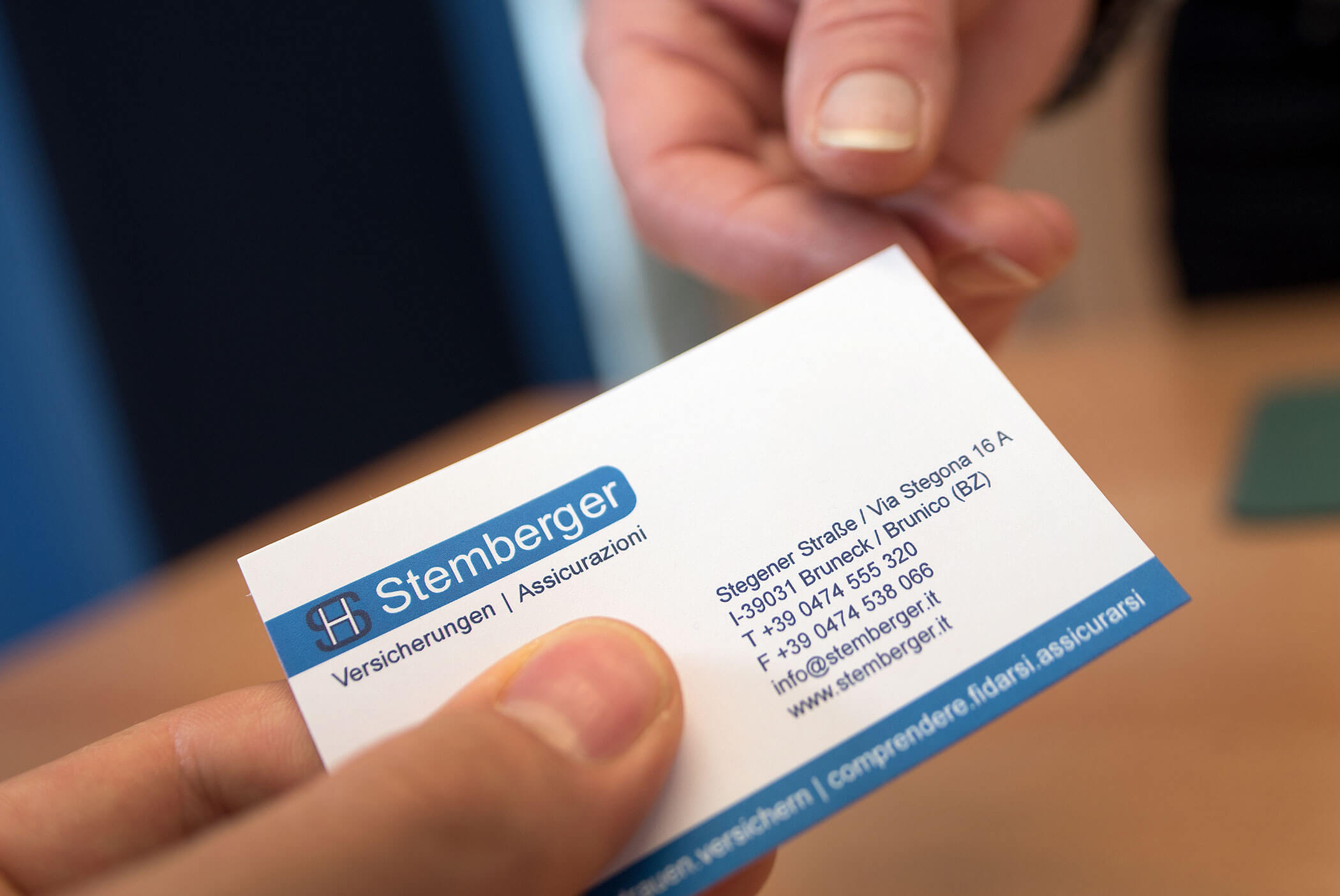 Visitenkarte Stemberger Versicherung